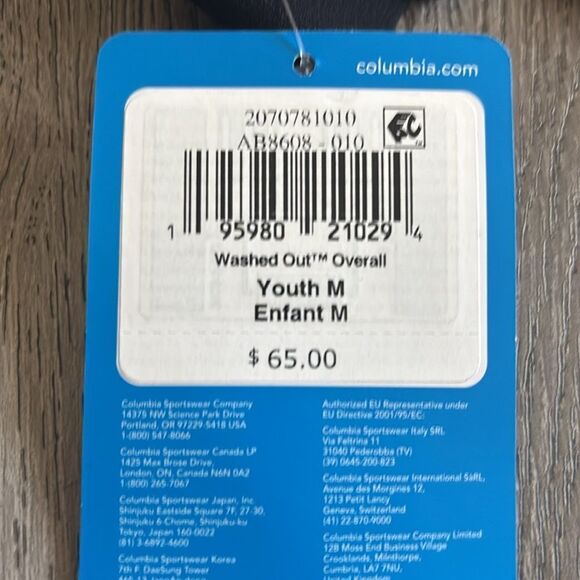 Columbia boys washed out overalls very lightweight - Picture 5 of 5